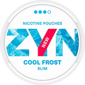 Premium nicotine pouches ZYN Cool Frost Slim for discreet vaping and fresh mint flavor, available at Calm Nic.