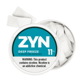 Nicotine pouches ZYN Deep Freeze 11mg for discreet nicotine consumption and mood relief.